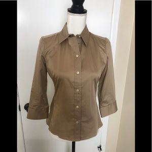 Banana Republic Fitted Stretch button down